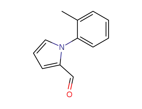 Molecular Structure of 35524-41-5 (1-(2-METHYLPHENYL)-1H-PYRROLE-2-CARBALDEHYDE)