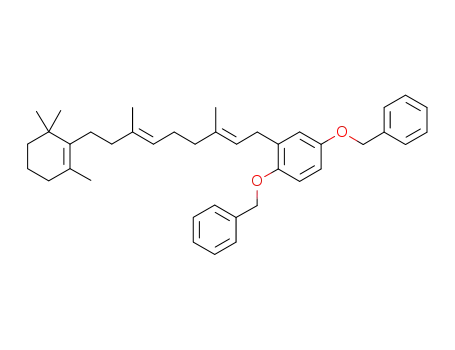 1,4-Bis-benzyloxy-2-[(2E,6E)-3,7-dimethyl-9-(2,6,6-trimethyl-cyclohex-1-enyl)-nona-2,6-dienyl]-benzene