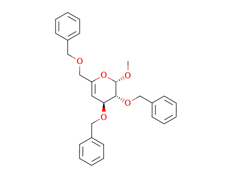 methyl 2,3,6-tri-O-benzyl-4-deoxy-β-L-threo-hex-4-enopyranoside