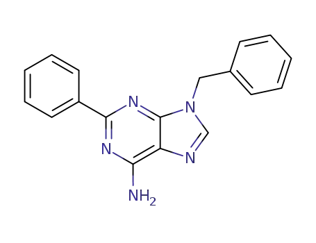 9H-Purin-6-amine, 2-phenyl-9-(phenylmethyl)-