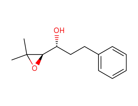 Molecular Structure of 796857-41-5 (Oxiranemethanol,3,3-dimethyl-alpha-(2-phenylethyl)-,(alphaR,2S)-(9CI))