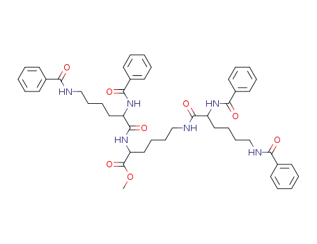 2,6-bis-(2,6-bis-benzoylamino-hexanoylamino)-hexanoic acid methyl ester