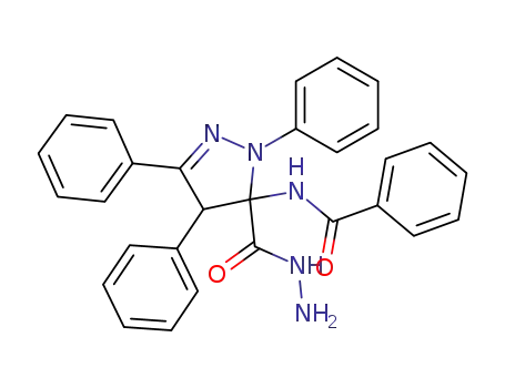 5-benzoylamino-1,3,4-triphenyl-2-pyrazoline-5-carbohydrazide