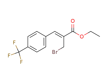 2-Propenoic acid, 2-(bromomethyl)-3-[4-(trifluoromethyl)phenyl]-, ethyl
ester, (2Z)-