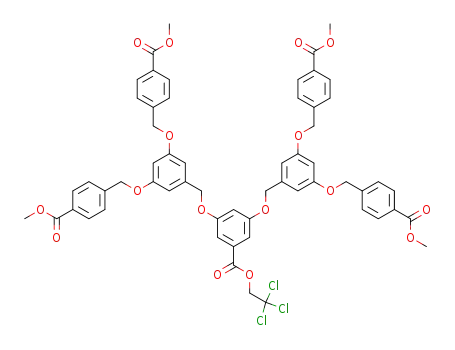 3,5-Bis-[3,5-bis-(4-methoxycarbonyl-benzyloxy)-benzyloxy]-benzoic acid 2,2,2-trichloro-ethyl ester