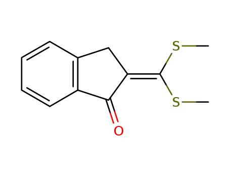 1H-Inden-1-one, 2-[bis(methylthio)methylene]-2,3-dihydro-