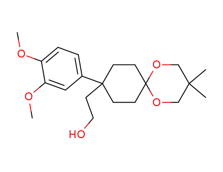 2-[9-(3,4-dimethoxy-phenyl)-3,3-dimethyl-1,5-dioxa-spiro[5.5]undec-9-yl]-ethanol