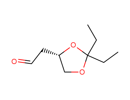 1,3-Dioxolane-4-acetaldehyde, 2,2-diethyl-, (4S)-