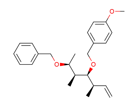 Benzene,
1-methoxy-4-[[[(1S,2R)-2-methyl-1-[(1S,2S)-1-methyl-2-(phenylmethoxy)
propyl]-3-butenyl]oxy]methyl]-