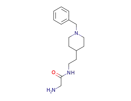 Molecular Structure of 757236-89-8 (Acetamide, 2-amino-N-[2-[1-(phenylmethyl)-4-piperidinyl]ethyl]-)
