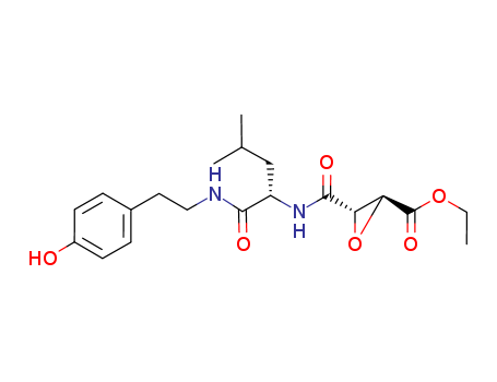 N-[[L-trans-3-(Ethoxycarbonyl)oxiran-2-yl]carbonyl]-L-leucyl-3-(p-hydroxyphenyl)ethylamide