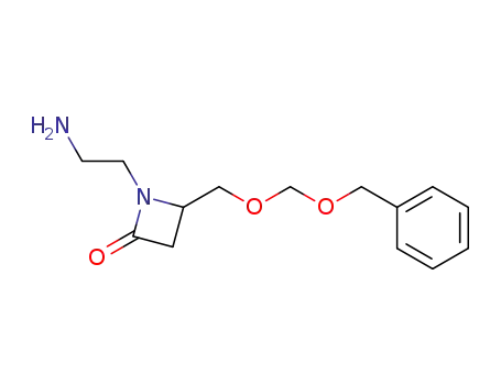 2-Azetidinone, 1-(2-aminoethyl)-4-[[(phenylmethoxy)methoxy]methyl]-