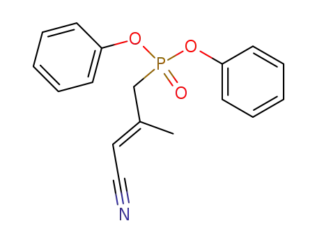 P-[(2E)-3-Cyano-2-Methyl-2-propen-1-yl]phosphonic Acid Diphenyl Ester