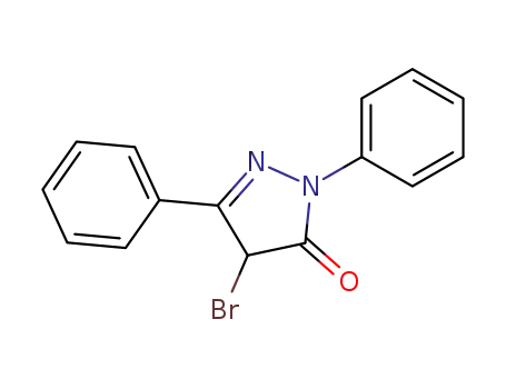 3H-Pyrazol-3-one, 4-bromo-2,4-dihydro-2,5-diphenyl-