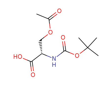 L-Serine,O-acetyl-N-[(1,1-dimethylethoxy)carbonyl]-