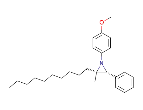 Aziridine, 2-decyl-1-(4-methoxyphenyl)-2-methyl-3-phenyl-, (2S,3R)-