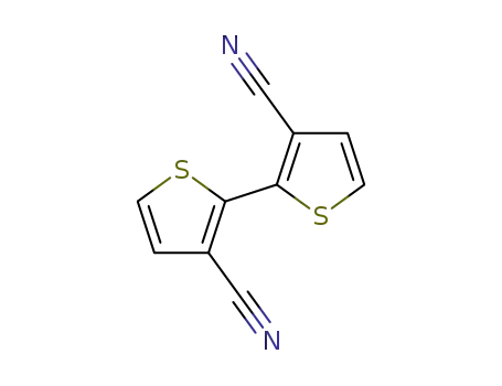 Molecular Structure of 132663-46-8 (3,3'-dicyano-2,2'-bithiophene)
