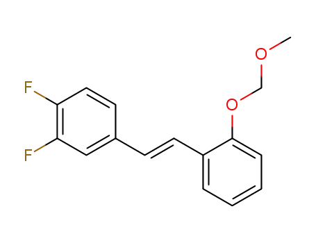 Benzene, 1,2-difluoro-4-[(1E)-2-[2-(methoxymethoxy)phenyl]ethenyl]-