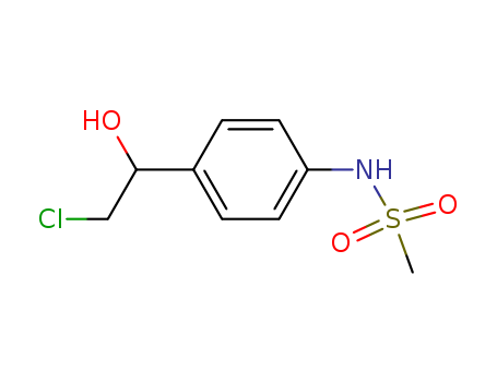 (+)-2-chloro-1-(4'-N-mesylaminophenyl)ethanol