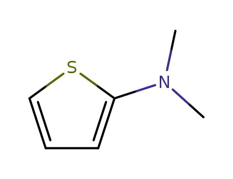 Molecular Structure of 3216-50-0 (2-(DIMETHYLAMINO)THIOPHENE)
