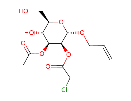 allyl 3-O-acetyl-2-O-chloroacetyl-α-D-mannopyranoside