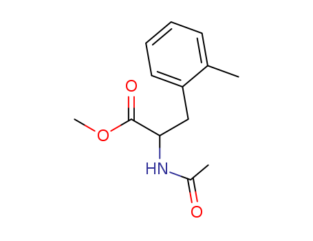 Molecular Structure of 100223-10-7 (Phenylalanine, N-acetyl-2-methyl-, methyl ester)