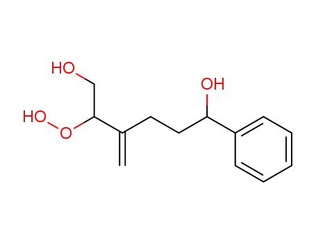 1,6-Hexanediol, 5-hydroperoxy-4-methylene-1-phenyl-