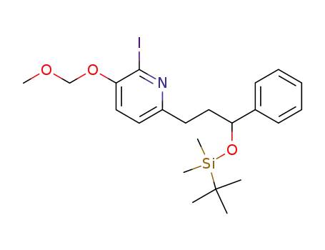 6-[3-(tert-butyldimethylsilanyloxy)-3-phenylpropyl]-2-iodo-3-methoxymethoxypyridine