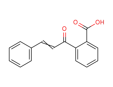 Molecular Structure of 6261-64-9 (Benzoic acid, 2-(1-oxo-3-phenyl-2-propenyl)-)
