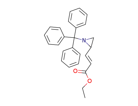 ethyl (E)-3-(1-tritylaziridin-2-yl)acrylate