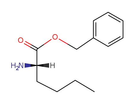 Molecular Structure of 63219-54-5 (L-Norleucine, phenylmethyl ester)