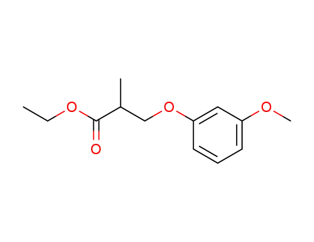 Propanoic acid, 3-(3-methoxyphenoxy)-2-methyl-, ethyl ester