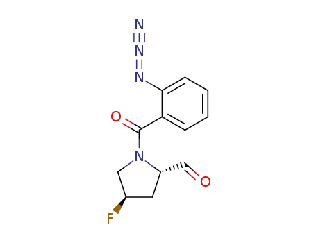 (2S,4R)-1-(2-Azido-benzoyl)-4-fluoro-pyrrolidine-2-carbaldehyde