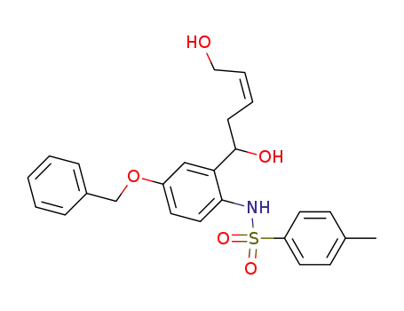 <i>N</i>-[4-benzyloxy-2-(1,5-dihydroxy-pent-3-enyl)-phenyl]-4-methyl-benzenesulfonamide