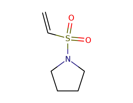 Molecular Structure of 87975-58-4 (Pyrrolidine, 1-(ethenylsulfonyl)-)