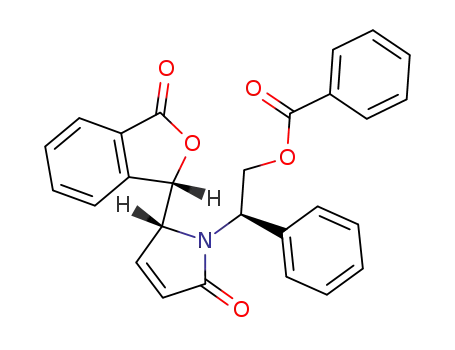 benzoic acid 2-[2-oxo-(5R)-[(1S)-3-oxo-1,3-dihydroisobenzofuran-1-yl]-2,5-dihydropyrrolidin-1-yl]-(2R)-2-phenylethyl ester