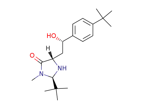 (2R,5S,2'S)-2-tert-butyl-5-[2'-(4''-tert-butylphenyl)-2'-hydroxyethyl]-3-methylimidazolidin-4-one