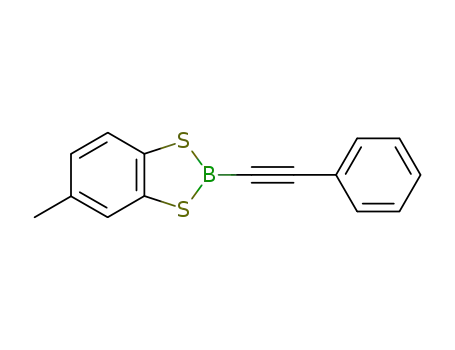 1-(4-methyldithiocatecholboryl)-2-phenylacetylene