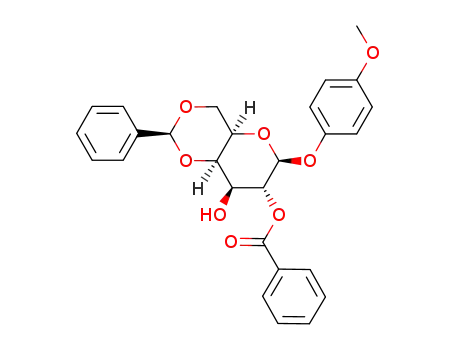 4-methoxyphenyl 2-O-benzoyl-4,6-O-benzylidene-β-D-galactopyranoside