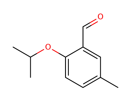Molecular Structure of 610797-22-3 (5-Methyl-2-(1-methylethoxy)-benzaldehyde)