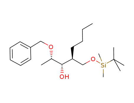 1-[1-benzyloxy-(1S)-ethyl]-2-tert-butyldimethylsilyloxymethyl-(1S,2S)-hexyl alcohol