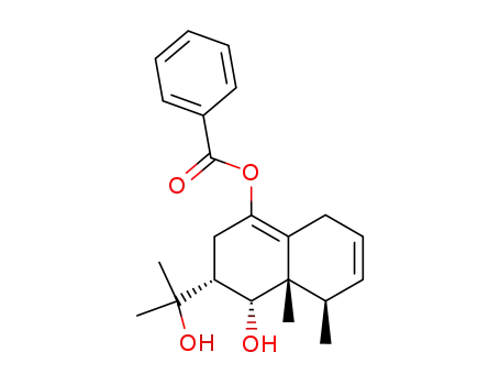 Benzoic acid (3R,4R,4aS,5R)-4-hydroxy-3-(1-hydroxy-1-methyl-ethyl)-4a,5-dimethyl-2,3,4,4a,5,8-hexahydro-naphthalen-1-yl ester