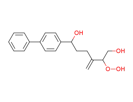Molecular Structure of 627077-93-4 (1,6-Hexanediol, 1-[1,1'-biphenyl]-4-yl-5-hydroperoxy-4-methylene-)