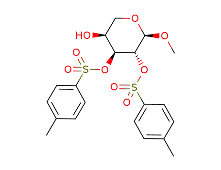 methyl 2,3-bis-(O-4-toluenesulfonyl)-α-L-arabinopyranoside