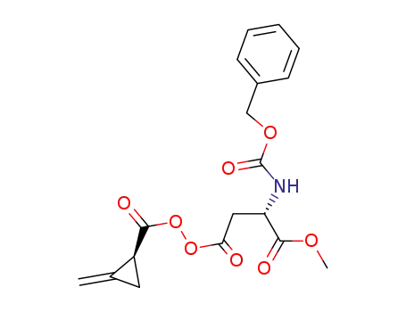 (2S)-2-benzyloxycarbonylamino-4-[(S)-2-methylenecyclopropane-1-carbonylperoxy]-4-oxo-butyric acid methyl ester