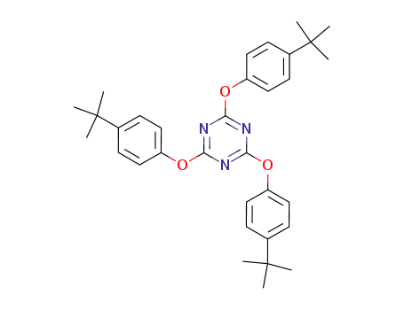 2,4,6-tris(4-tert-butylphenoxy)-1,3,5-triazine cas  4021-36-7
