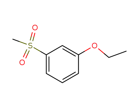 Molecular Structure of 700348-34-1 (Benzene, 1-ethoxy-3-(methylsulfonyl)- (9CI))