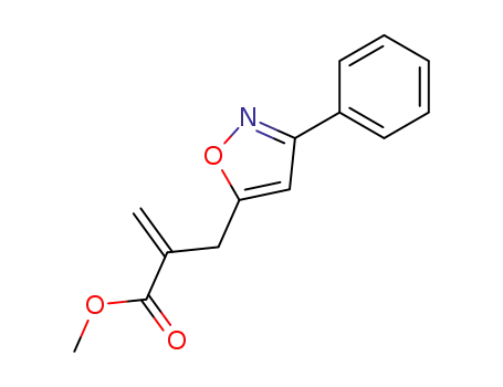 2-(3-phenyl-isoxazol-5-ylmethyl)-acrylic acid methyl ester