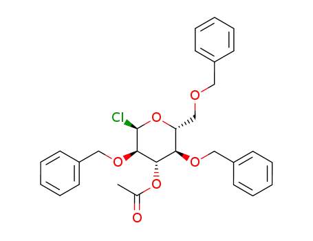 3-O-acetyl-2,4,6-tri-O-benzyl-α-D-glucopyranosyl chloride