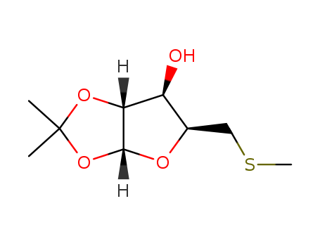 a-D-Xylofuranose,5-S-methyl-1,2-O-(1-methylethylidene)-5-thio- cas  18685-26-2
